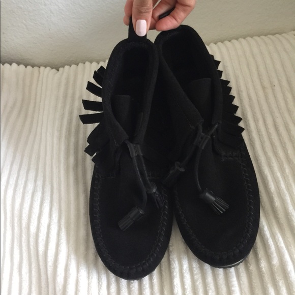 Rag & Bone Ghita Fringe trim tassel booties - Picture 5 of 16